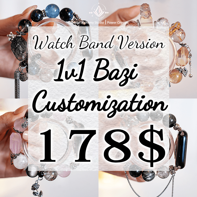 Essential Birthstone Energy Bracelet | 10mm Healing Crystal Beads (Adjustable Smartwatch Band Customization)