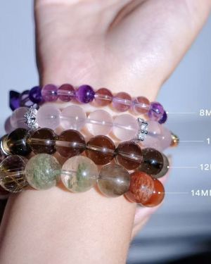 Essential Birthstone Energy Bracelet | 10mm Healing Crystal Beads