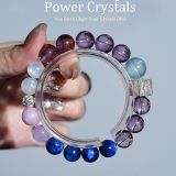 Essential Birthstone Energy Bracelet | 10mm Healing Crystal Beads