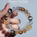 Essential Birthstone Energy Bracelet | 10mm Healing Crystal Beads
