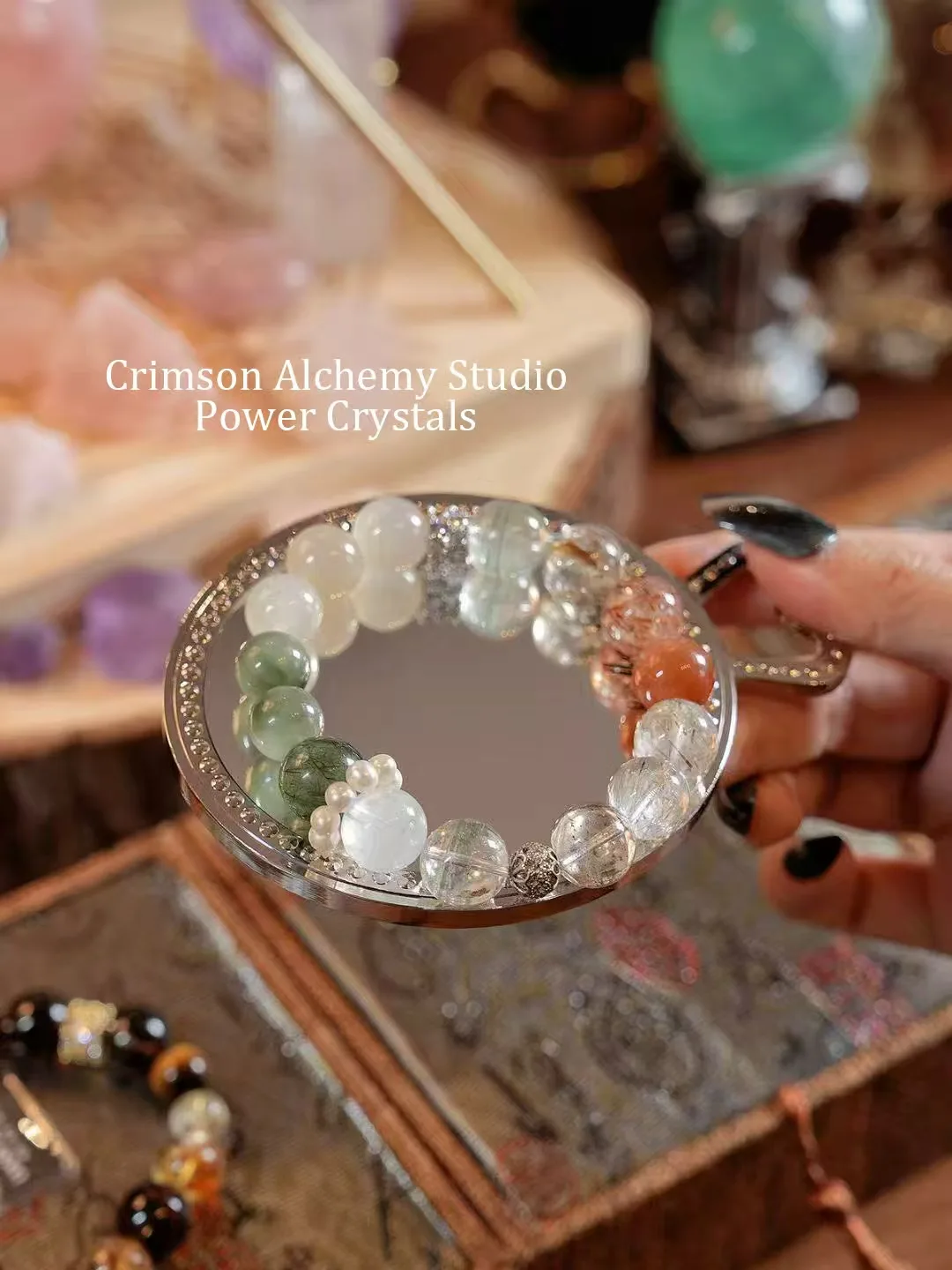 Emerald Ascent: Wood Element Crystal Bracelet for Career Success & Unshakable Wealth Manifestation