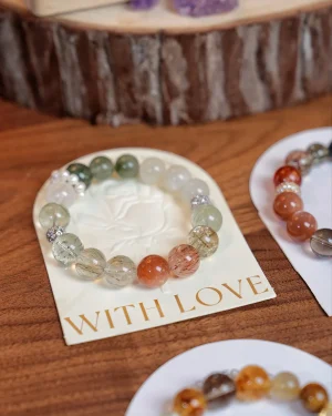 Emerald Ascent: Wood Element Crystal Bracelet for Career Success & Unshakable Wealth Manifestation