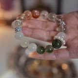 Emerald Ascent: Wood Element Crystal Bracelet for Career Success & Unshakable Wealth Manifestation