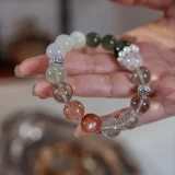 Emerald Ascent: Wood Element Crystal Bracelet for Career Success & Unshakable Wealth Manifestation