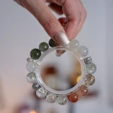 Emerald Ascent: Wood Element Crystal Bracelet for Career Success & Unshakable Wealth Manifestation