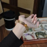 Golden Harvest: Earth Element Crystal Bracelet for Unshakable Wealth & Abundance3