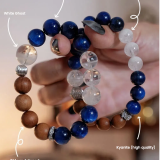 Harmonic Union” Couple’s Crystal Bracelet Set – Perfect Match Feng Shui Gemstone Wristbands for Love & Harmony