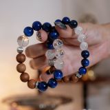 Harmonic Union” Couple’s Crystal Bracelet Set – Perfect Match Feng Shui Gemstone Wristbands for Love & Harmony