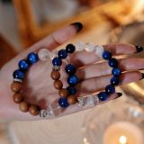 Harmonic Union” Couple’s Crystal Bracelet Set – Perfect Match Feng Shui Gemstone Wristbands for Love & Harmony