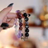 Unwavering Devotion” Couple’s Crystal Bracelet Set – Personalized Feng Shui Gemstone Wristbands for Love & Commitment