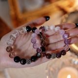 Unwavering Devotion” Couple’s Crystal Bracelet Set – Personalized Feng Shui Gemstone Wristbands for Love & Commitment