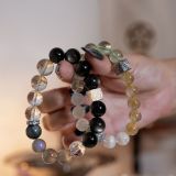 Through Thick & Thin” Couple’s Crystal Bracelet Set – Bazi-Aligned Adversity Gemstones for Unbreakable Bonds