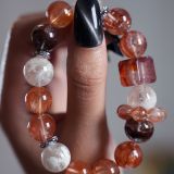“Caramel Pearl Crystal Bracelet – Sweet Fortune & Gentle Protection”-33