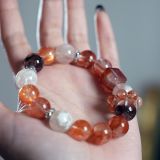 “Caramel Pearl Crystal Bracelet – Sweet Fortune & Gentle Protection”-33