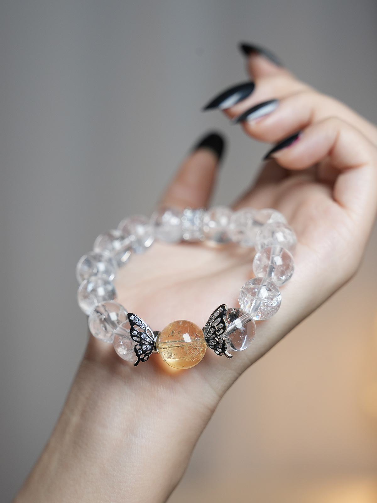 “Ivory Bride Crystal Bracelet – Sacred Union of Light & Manifestation”-118