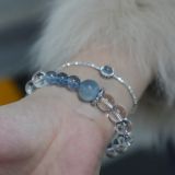 “Pristine Mountain Crystal Bracelet – Clear Quartz & Aquamarine for Clarity & Emotional Purification”-148