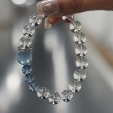 “Pristine Mountain Crystal Bracelet – Clear Quartz & Aquamarine for Clarity & Emotional Purification”-148