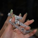 “Glacial Coast Crystal Bracelet – Aquamarine & Clear Quartz for Clarity, Courage & Purification”-196