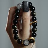 “Black Moon Crystal Bracelet – Cosmic Protection & Power”-5
