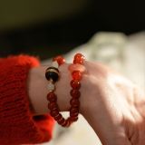 “Blazing Vitality Gemstone Bracelet – Ignite Passion & Sacred Protection”-310
