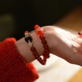“Blazing Vitality Gemstone Bracelet – Ignite Passion & Sacred Protection”-310