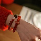 “Blazing Vitality Gemstone Bracelet – Ignite Passion & Sacred Protection”-310