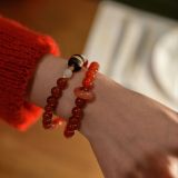 “Blazing Vitality Gemstone Bracelet – Ignite Passion & Sacred Protection”-310