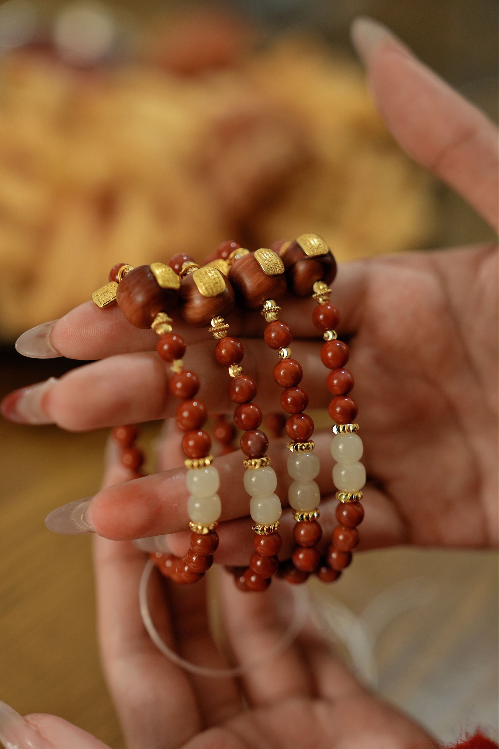 “Eternal Fortune Gemstone Bracelet – Vitality & Wellness Energy”-312