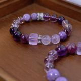 “Nine Purple Flames Crystal Bracelet – Cosmic Fire Energy (2024-2044)”-100