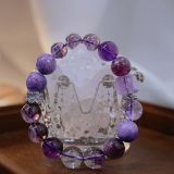 “Nine Purple Flames Crystal Bracelet – Cosmic Fire Energy (2024-2044)”-100