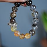 “Black Sugar Pearl Crystal Bracelet – Grounded Energy & Radiant Healing”-215
