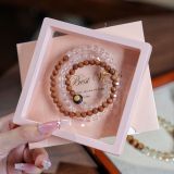 “Orange Latte Crystal Bracelet – Zen Energy & Purified Abundance”-213