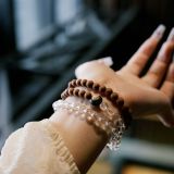 “Orange Latte Crystal Bracelet – Zen Energy & Purified Abundance”-213