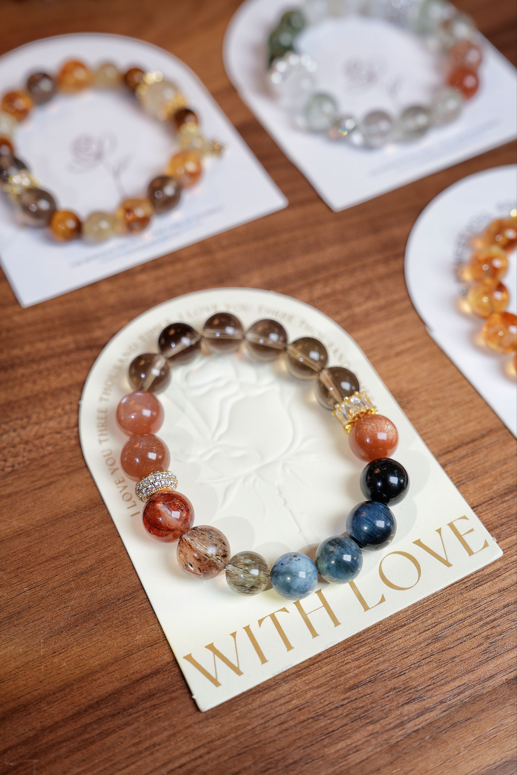 “Sunset Glow Crystal Bracelet – Leadership Magnet & Smart Wealth Builder”-333