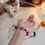 “Rainbow Pulse Crystal Bracelet – Intuition & Abundance Energy”-338