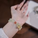 “Jade Serenity Bracelet – Hetian Jade & Nanhong Agate for Peace & Graceful Strength”-200