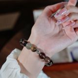 “Sage & Tea Crystal Bracelet – Grounded Serenity”-250