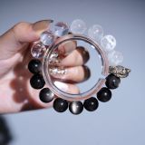 “Black Sugar Pearl Crystal Bracelet – Protection & Emotional Alchemy”-252