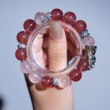“Pink Silver Fairy Crystal Bracelet – Love Magnet & Social Charm”-253