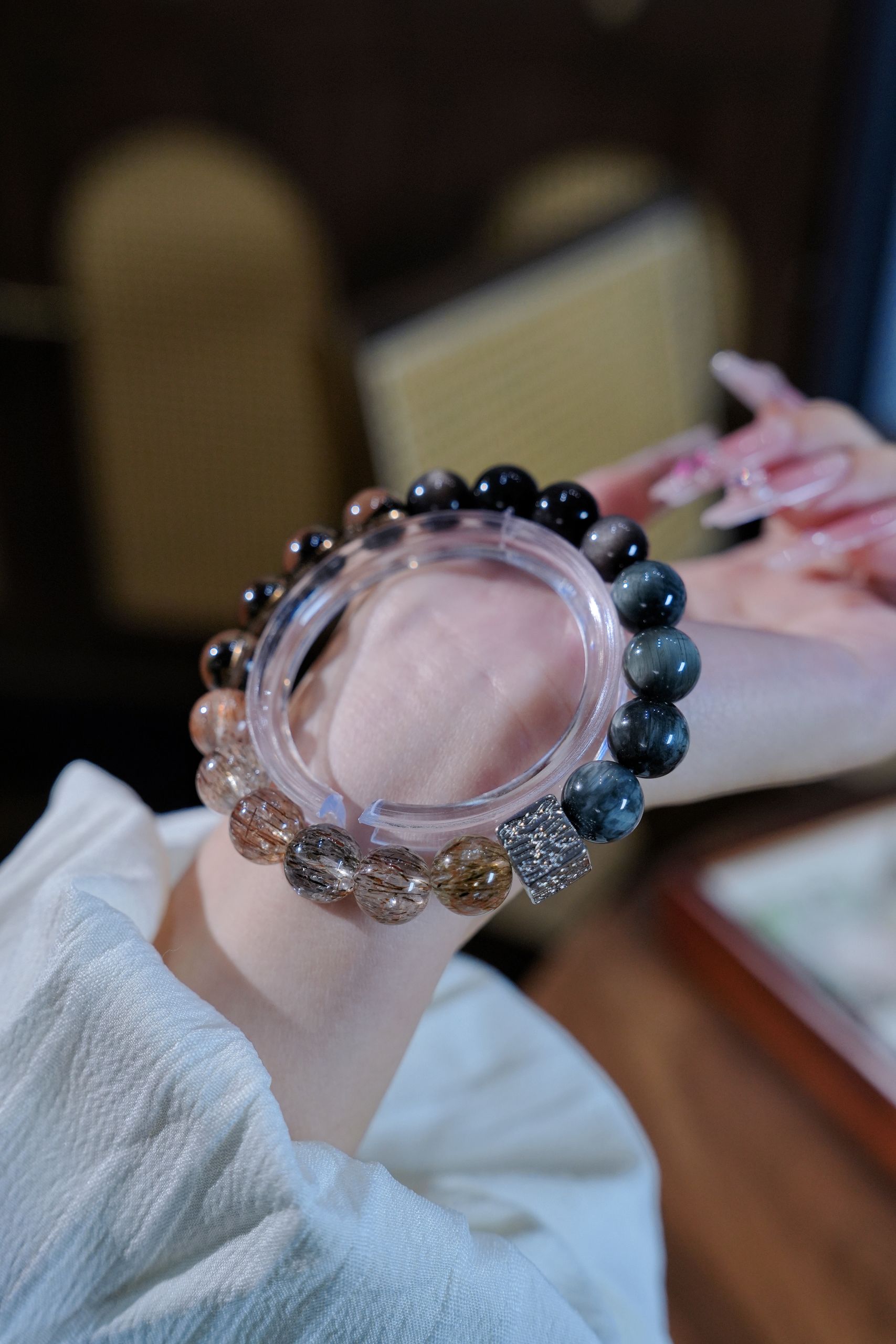 “Spring Waters & Summer Blooms Crystal Bracelet – Vitality & Protection”-258