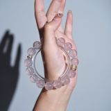 “Blushing Jade Crystal Bracelet – Love & Social Charm”-280