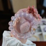 “Blushing Jade Crystal Bracelet – Love & Social Charm”-280