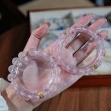 “Blushing Jade Crystal Bracelet – Love & Social Charm”-280
