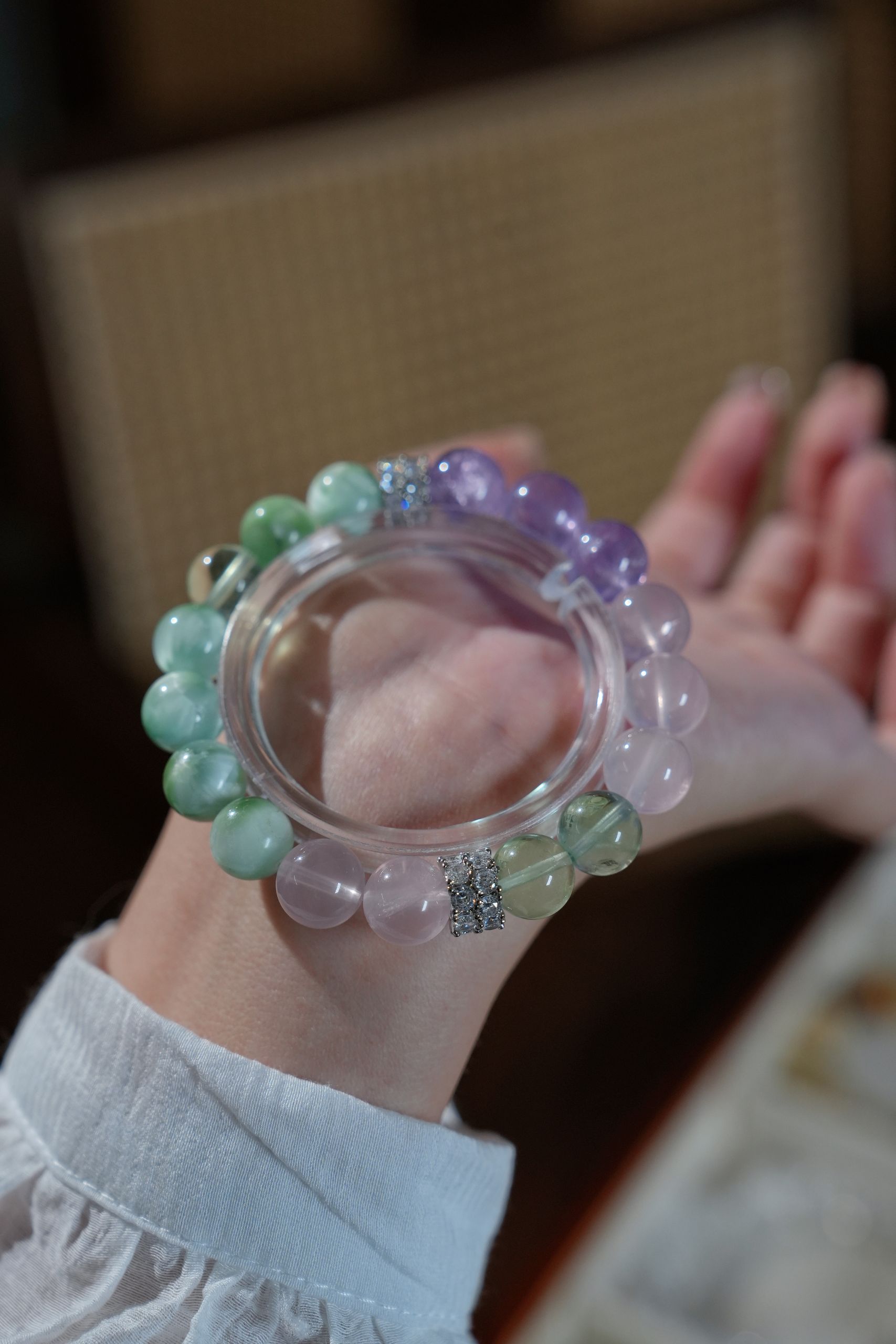 “Everlasting Bloom Crystal Bracelet – Harmony & Growth”-287
