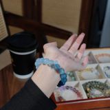 “Winter Blue Mist Crystal Bracelet – Serenity & Depth”-288