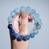 “Winter Blue Mist Crystal Bracelet – Serenity & Depth”-288