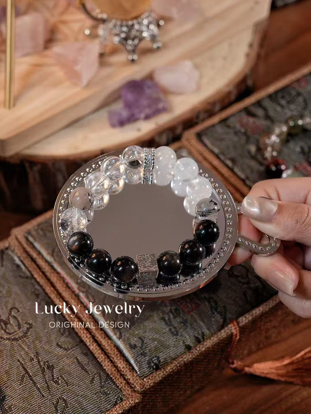 “Muse of Duality Crystal Bracelet – Purify & Empower with Divine Light”-337