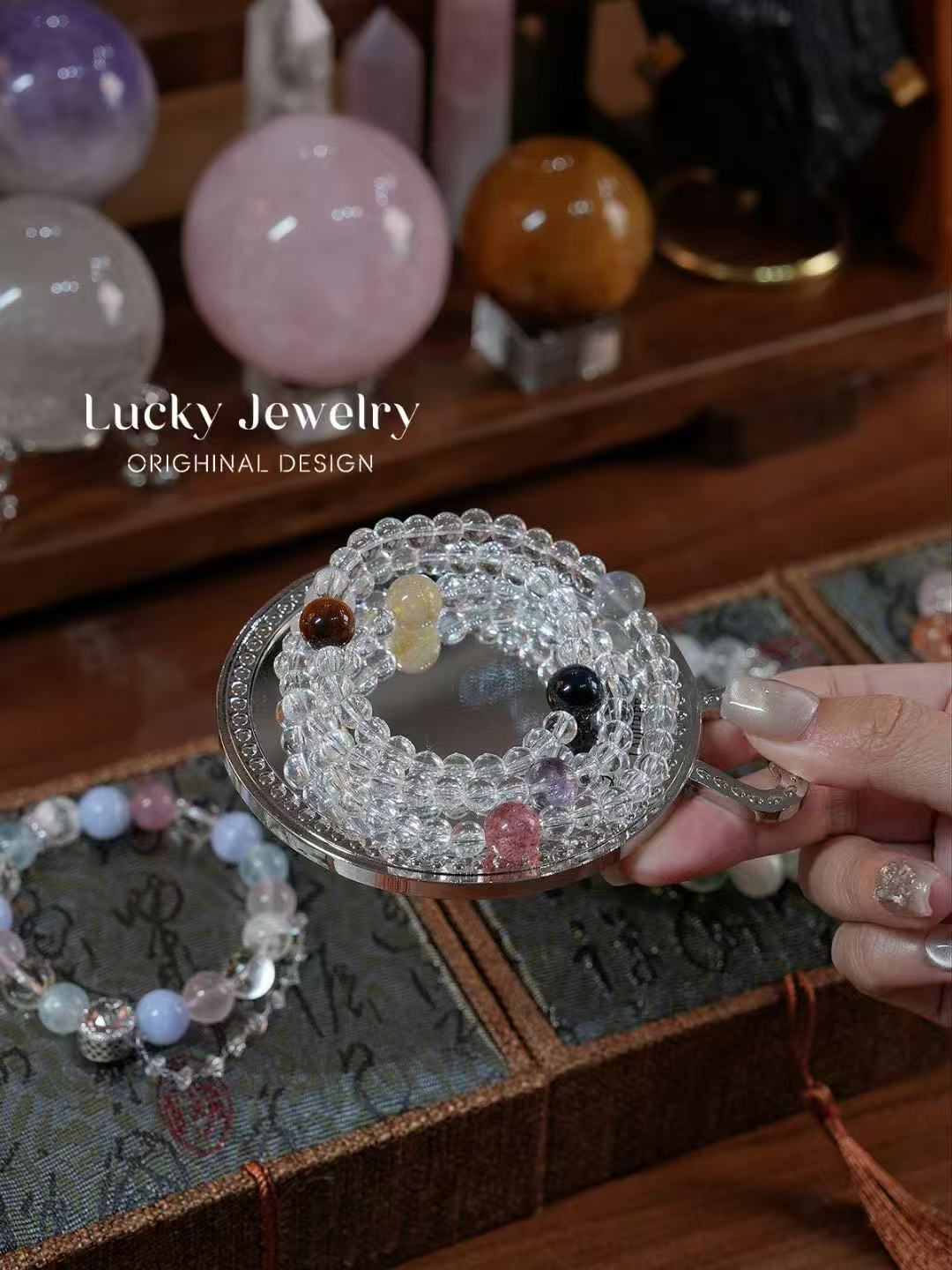 “Stellar Fusion Crystal Bracelet – Cosmic Energy & Unstoppable Confidence”-353