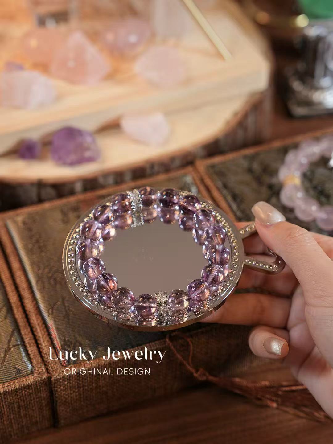 “Royal Amethyst Crystal Bracelet – Wisdom & Cosmic Luck”-282